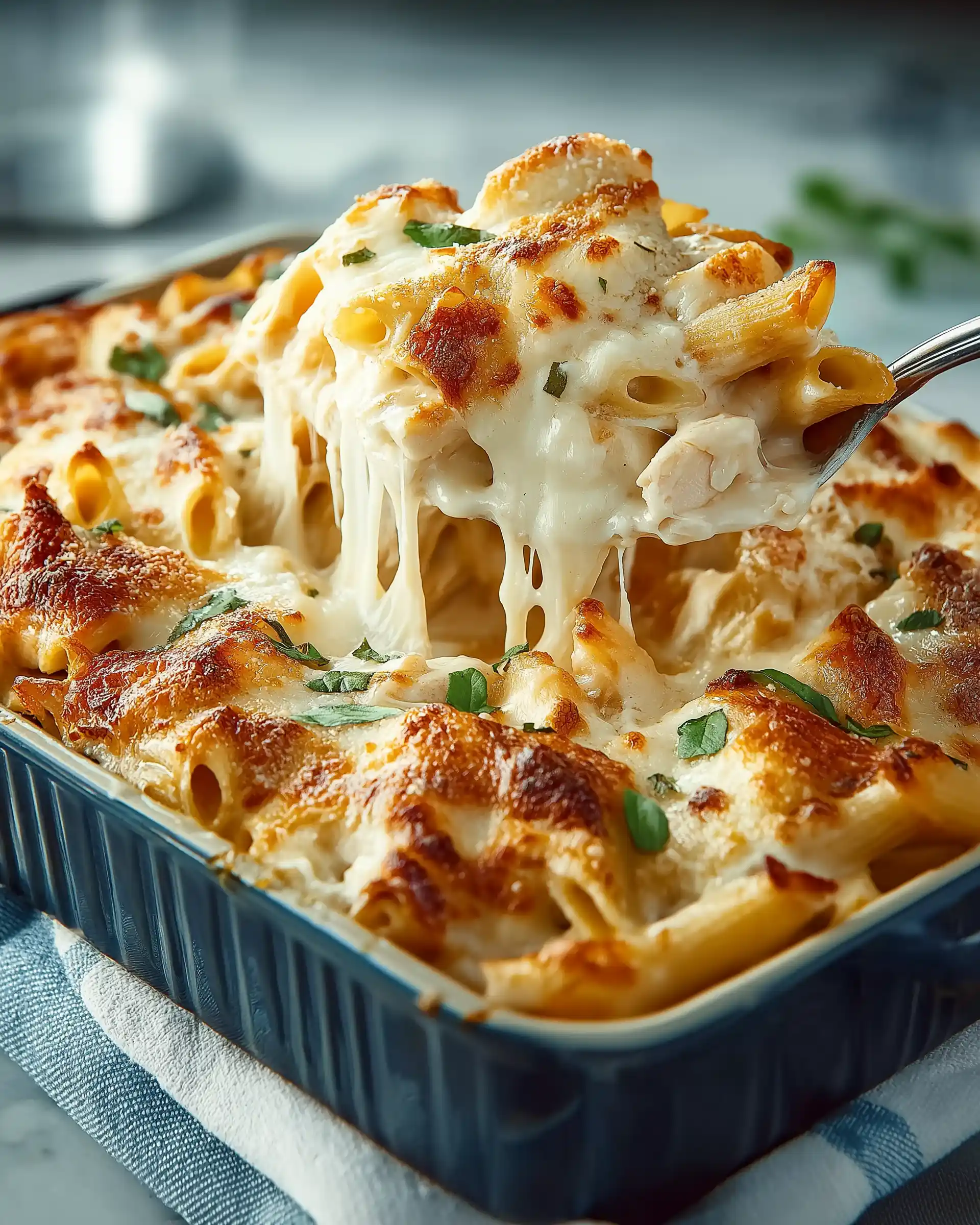 Chicken Alfredo Casserole Recipe