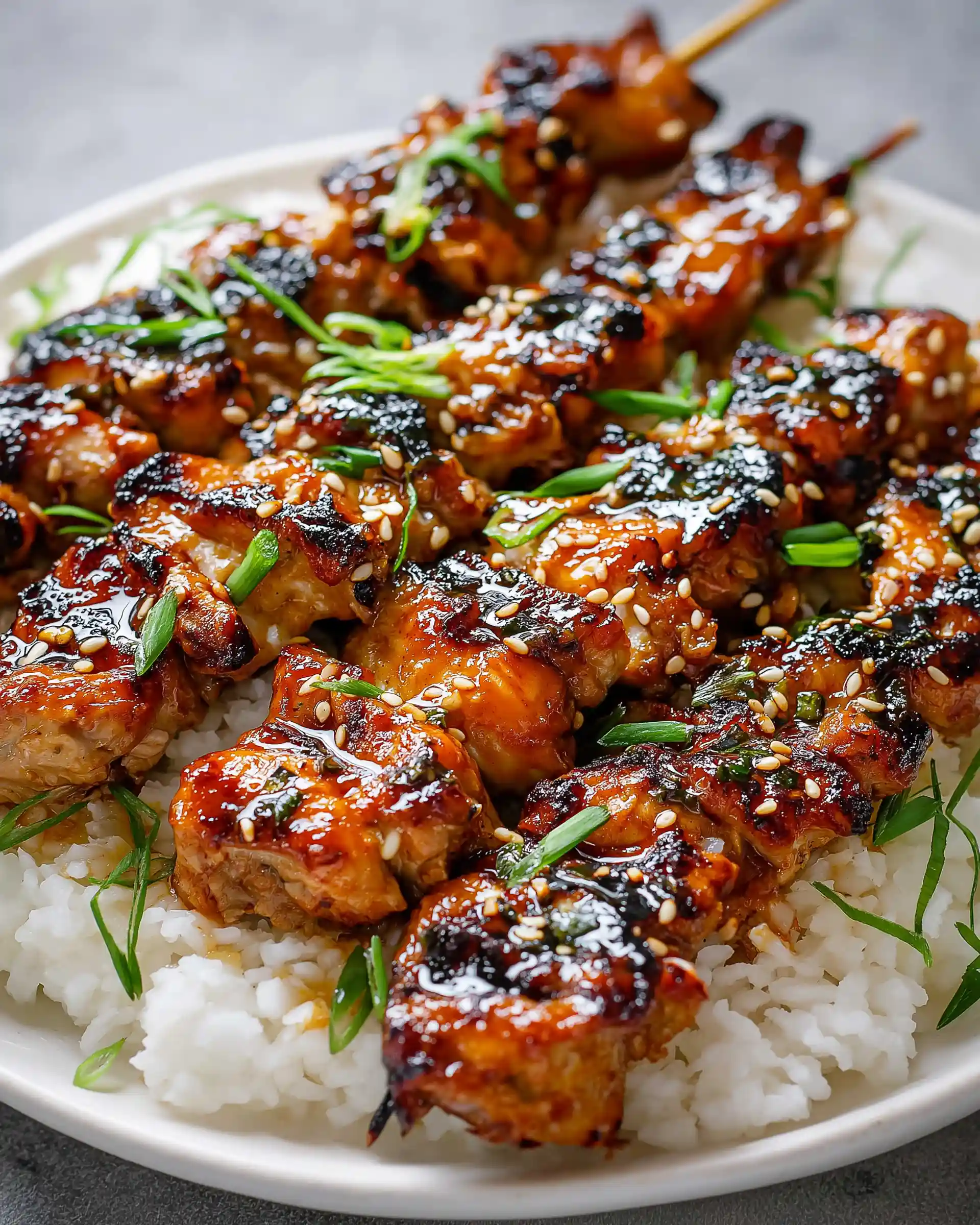 Grilled Sesame Chicken Skewers