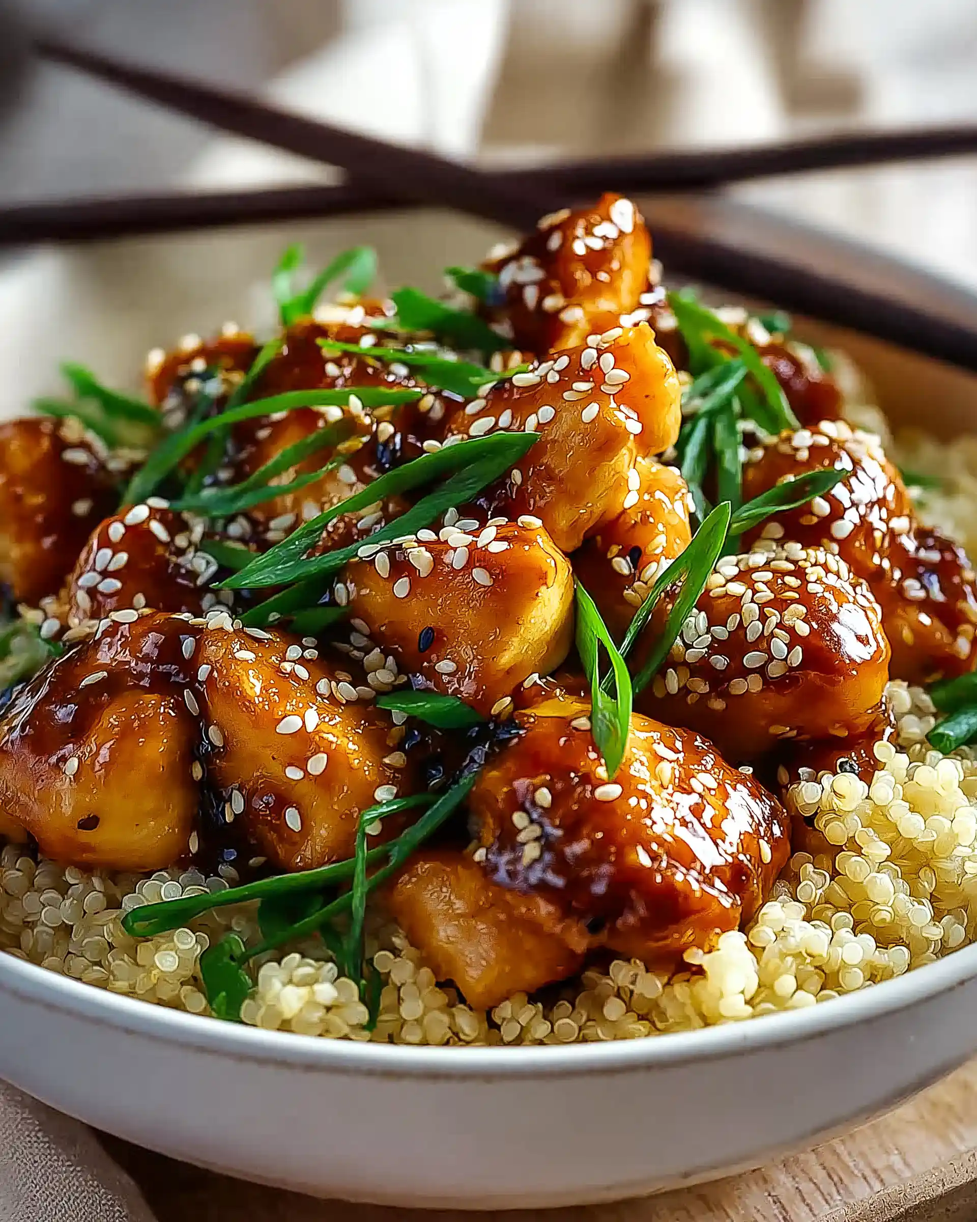Sesame Chicken & Quinoa Power Bowl