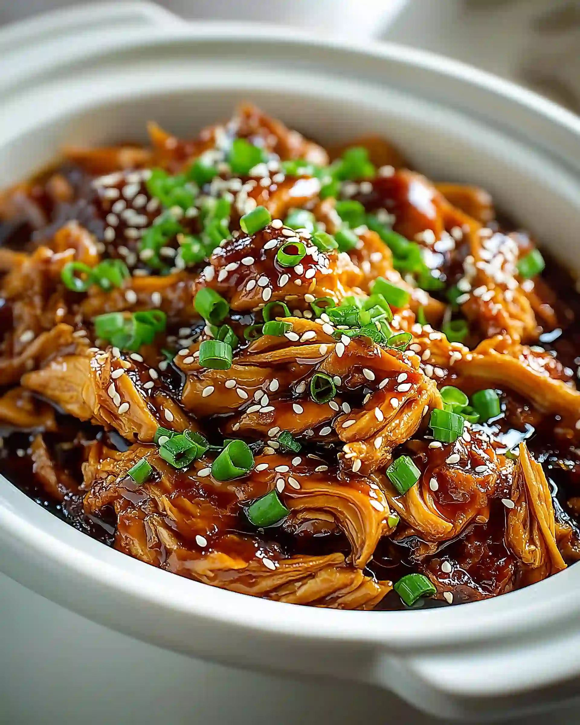 Slow Cooker Sesame Chicken Teriyaki