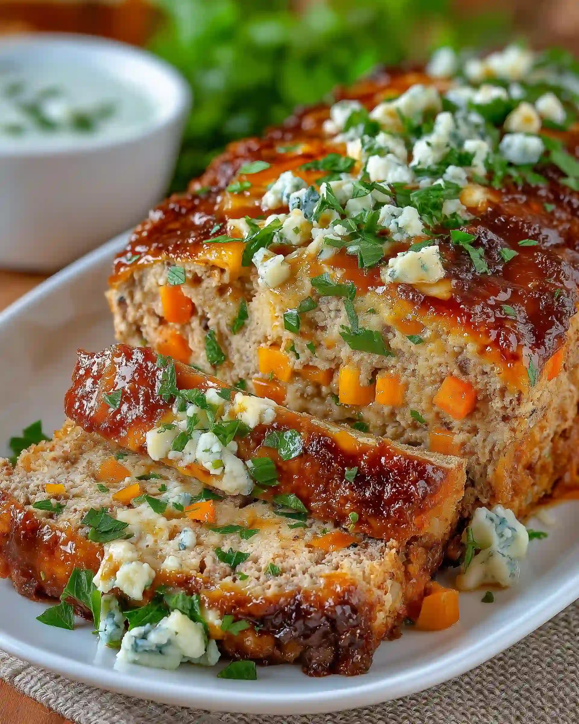 Buffalo Blue Cheese Meatloaf