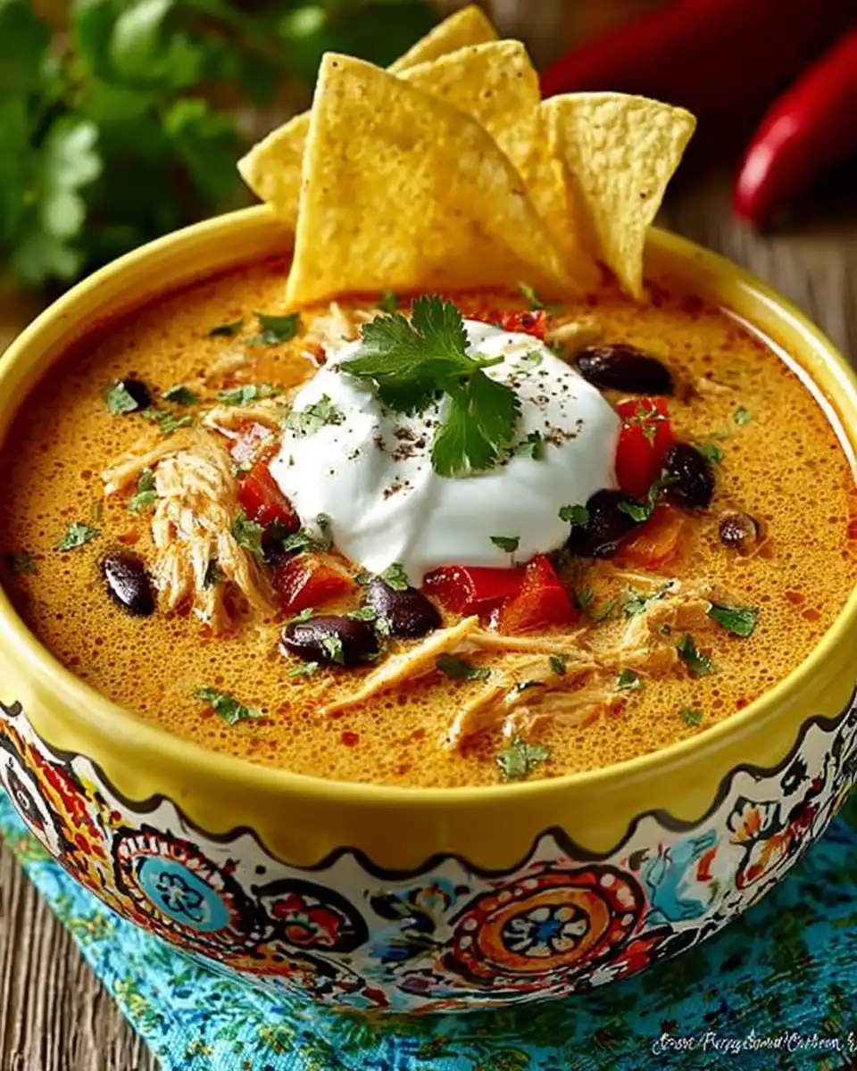 Creamy Chicken Fajita Soup