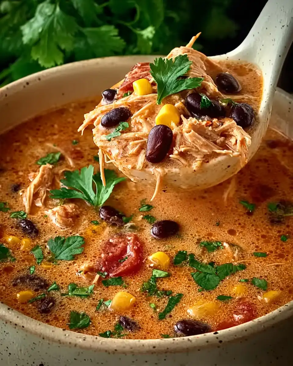 Creamy Chicken Taco Soup