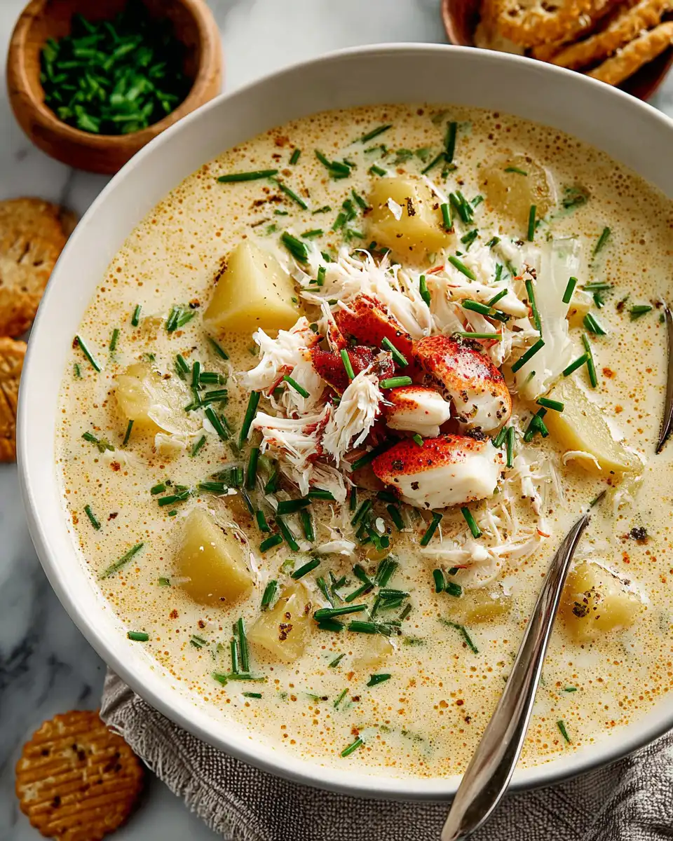 30 Minute One Pot Creamy Crab Soup