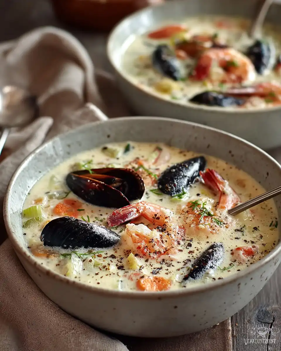 Creamy Seafood Soup