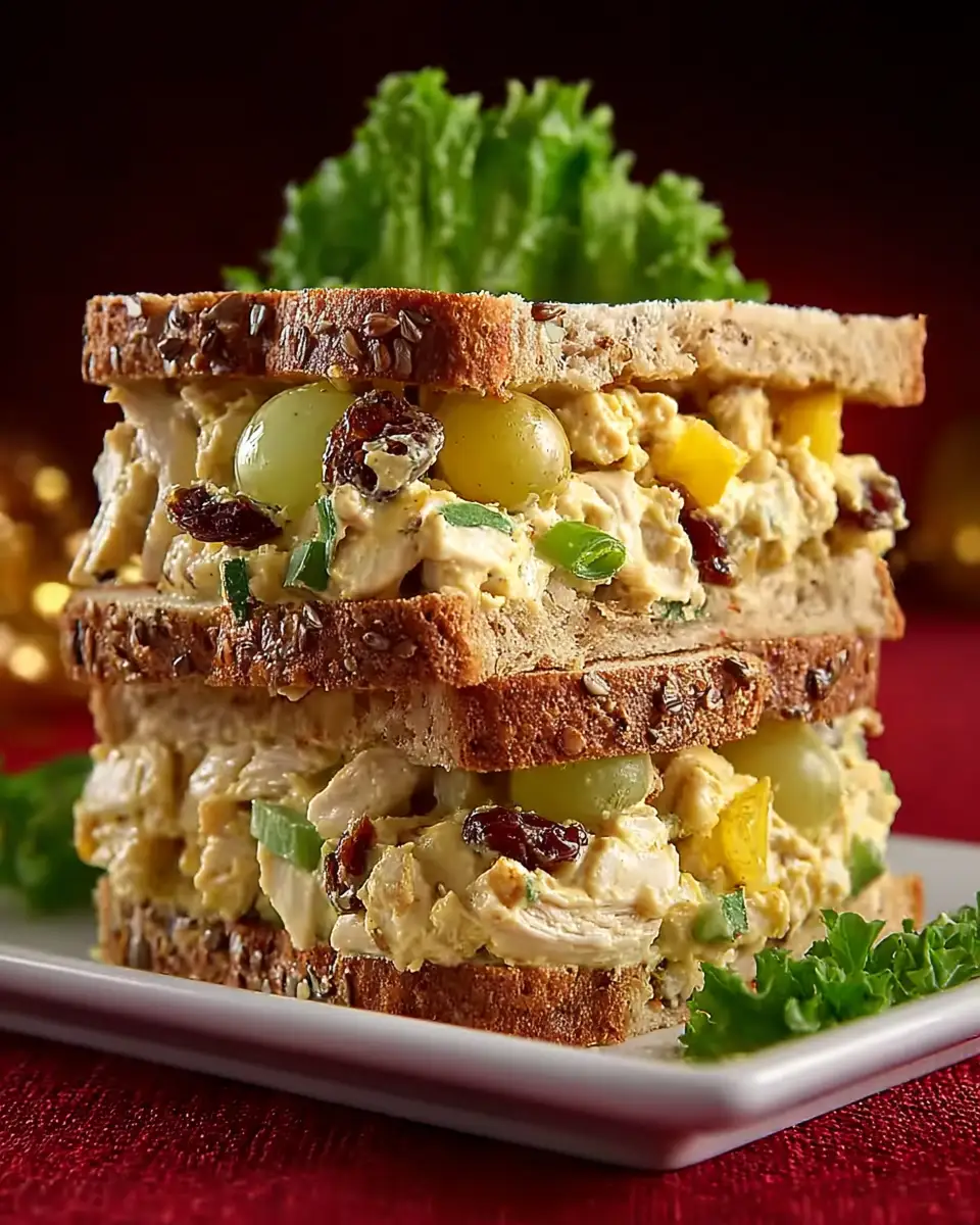 Fruity Curry Chicken Salad With Bold Flavor