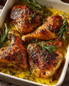 Garlic Herb Baked Chicken Quarters That Never Fail