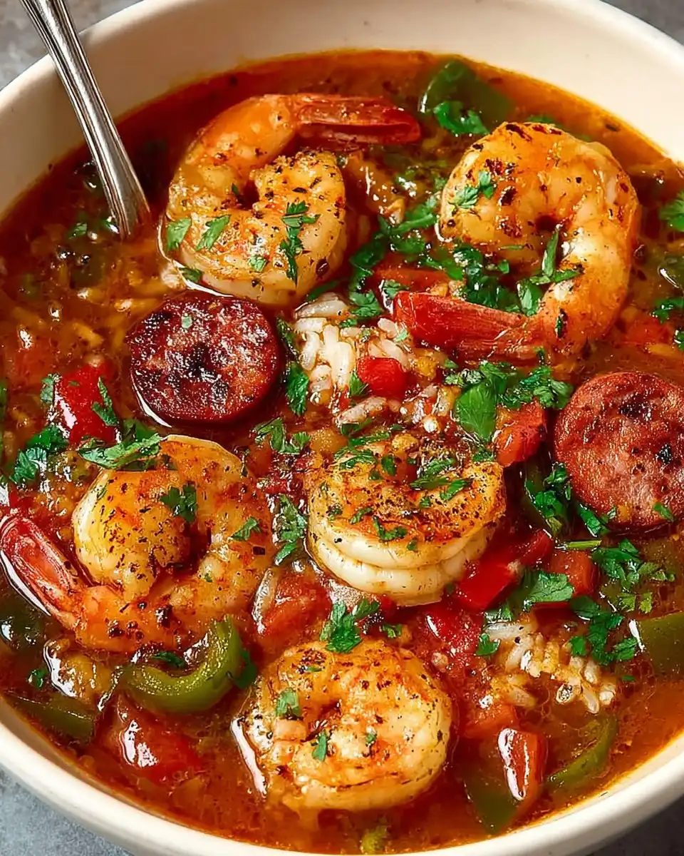 Jambalaya Shrimp Soup